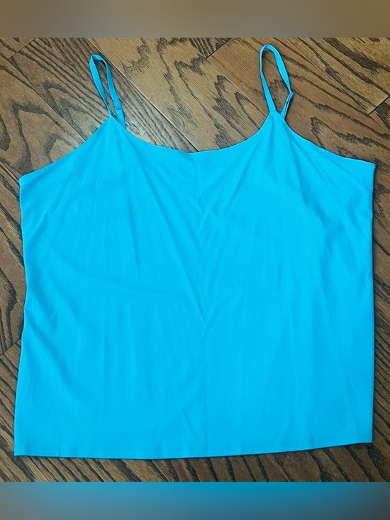 Coldwater Creek Tops - ColdWater Creek🆕 2X Aqua Essential Tank with adjustable straps with attached tag